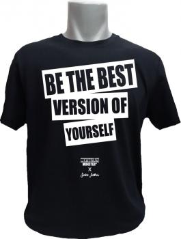 T-Shirt X Saskia Matheis Be The Best Version schwarz
