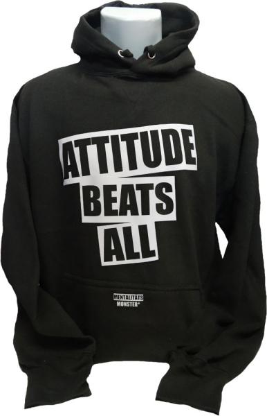 Hoodie Attitude schwarz