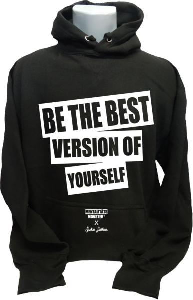 Hoodie X Saskia Matheis Be The Best Version schwarz