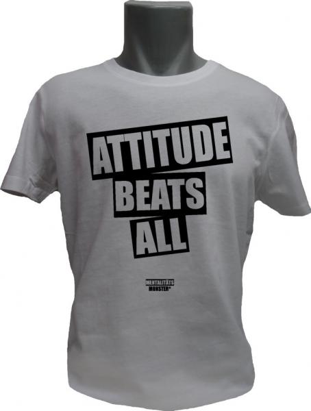 T-Shirt Attitude weiss