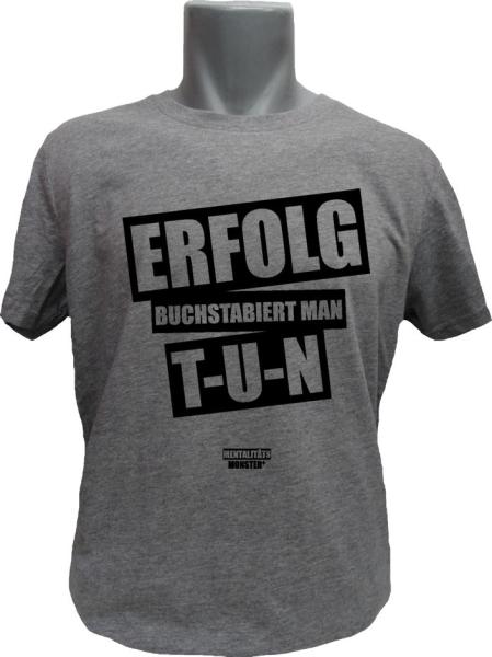 T-Shirt Erfolg graumeliert